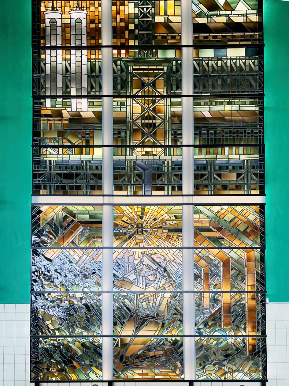 Glaskunst auf der Zeche Klärchen